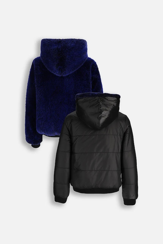 Dievča Detská obojstranná bunda Coccodrillo ZC5152501OGJ čierna