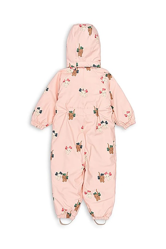 Otroški kombinezon Konges Sløjd RAIN SNOWSUIT KS104477.9BYA roza AW25