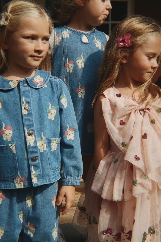 Konges Sløjd kurtka bawełniana dziecięca MAGOT COLLAR JACKET GOTS KS105174.9BYA