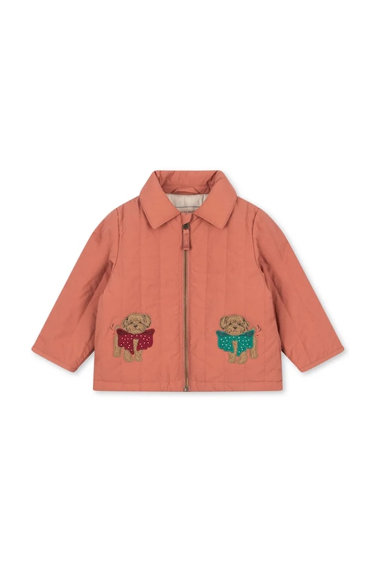 Konges Sløjd kurtka dziecięca JUNO COLLAR JACKET KS105179.G.9BYA różowy AW25