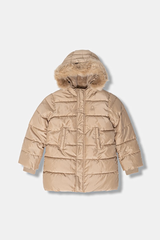 United Colors of Benetton kurtka dziecięca pozostałe złoty 2SVKCN05V.G.reproposed
