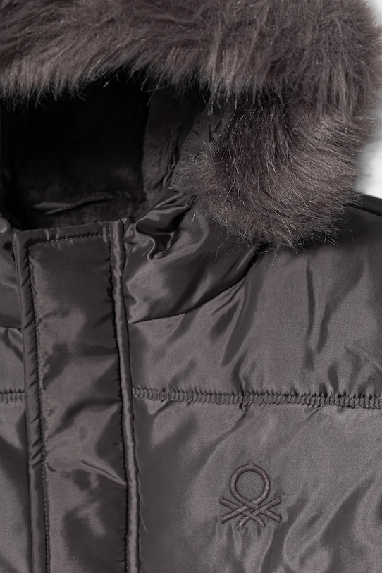 Dziewczynka United Colors of Benetton kurtka dziecięca 2SVKCN05V.G.reproposed szary