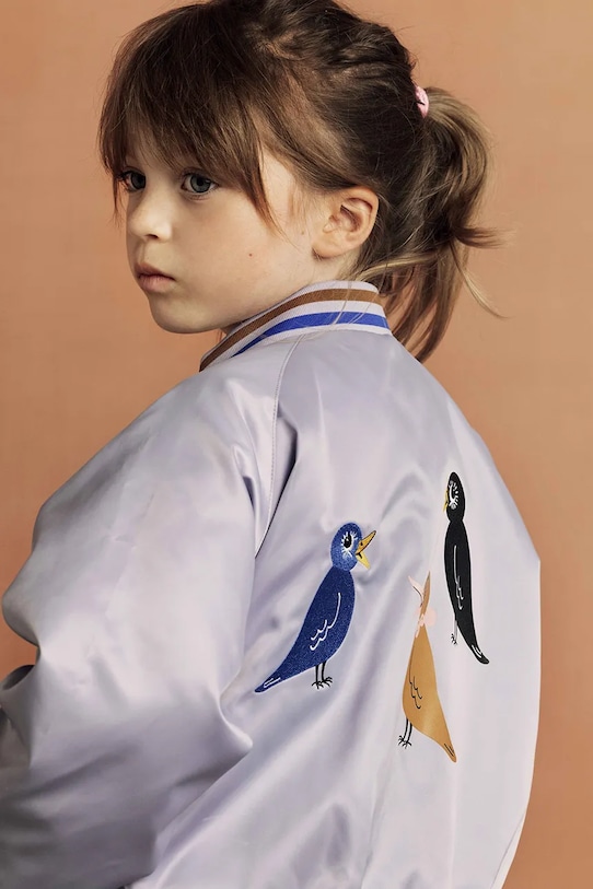 Mini Rodini kurtka bomber dziecięca Birds 2561010145