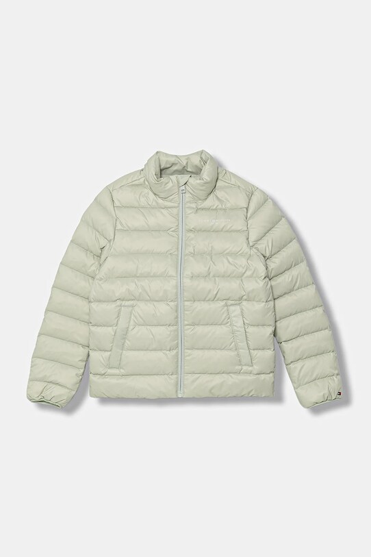 Tommy Hilfiger kurtka dziecięca KS0KS00652.9BYA turkusowy AW25