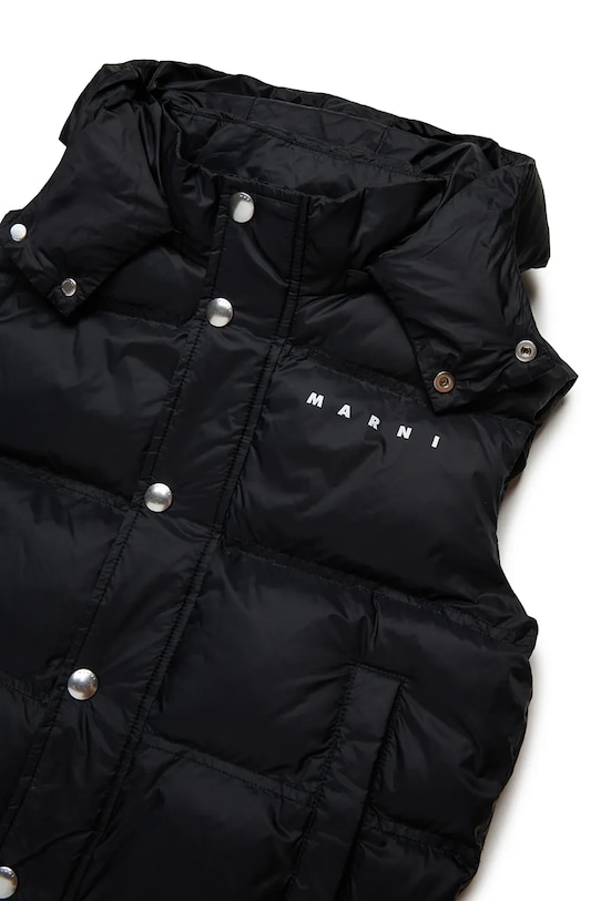 Marni vestă copii MJ166U JACKET negru M01539