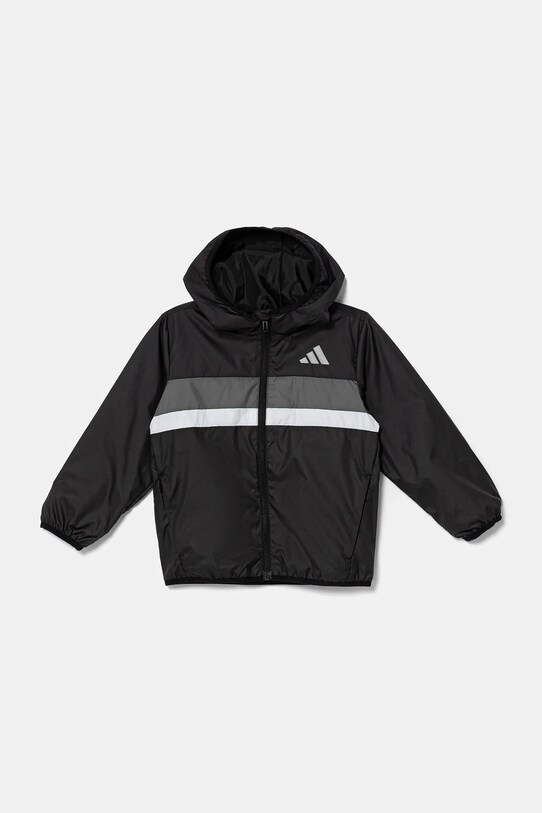 adidas gyerek dzseki nem szigetelt fekete JV9857