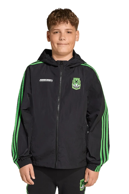 Παιδικό μπουφάν adidas Originals MINECRAFT άλλο μαύρο KD9834