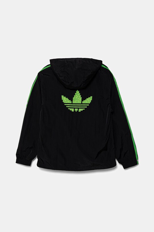 Detská bunda adidas Originals MINECRAFT KD9834 čierna AW25