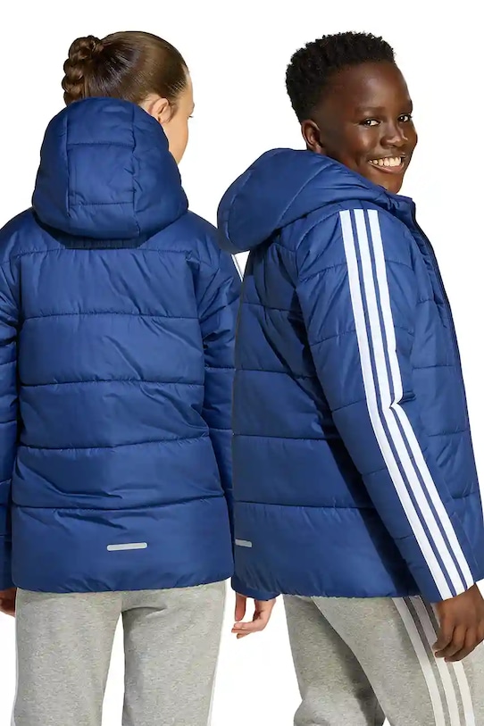 Detská bunda adidas JL7403 tmavomodrá