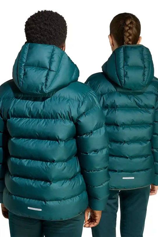 Παιδικό μπουφάν adidas JL7437 πράσινο AW25