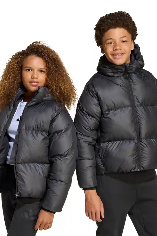 adidas geacă copii cu captuseala negru JW2396