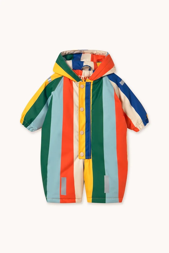 Tinycottons kombinezon niemowlęcy MULTICOLOR STRIPES SNOW ONE-PIECE pozostałe multicolor AW25.034