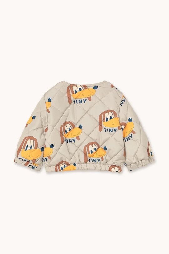 Tinycottons kurtka niemowlęca DOGS BABY PADDED JACKET AW25.165 beżowy AW25