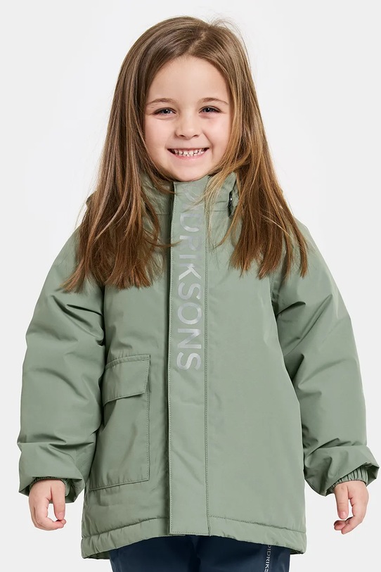 Jakna Didriksons TALVI KIDS JKT zelena 505474.9BYA