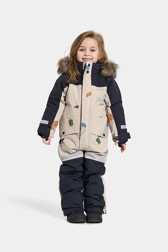 Didriksons kombinezon dziecięcy BJÄRVEN K COV SE 2 pozostałe beżowy 505843.9BYA