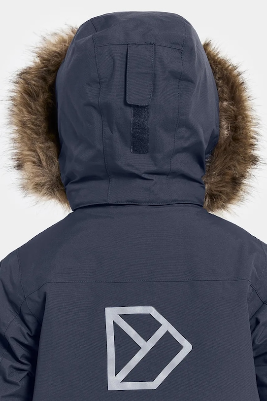 Didriksons kurtka dziecięca BJÄRVEN KIDS PARKA 4 505991.9BYA granatowy