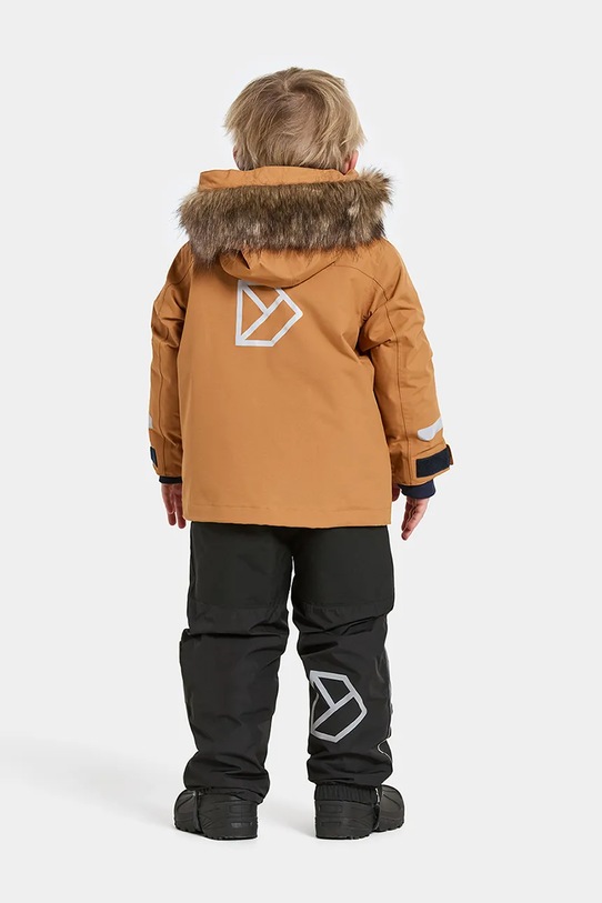 Παιδικό μπουφάν Didriksons BJÄRVEN KIDS PARKA 4 καφέ 505991.9BYA