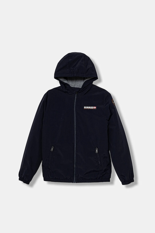 Napapijri geacă copii A-SCOTT cu captuseala bleumarin NP0A4HJR1761.134.172