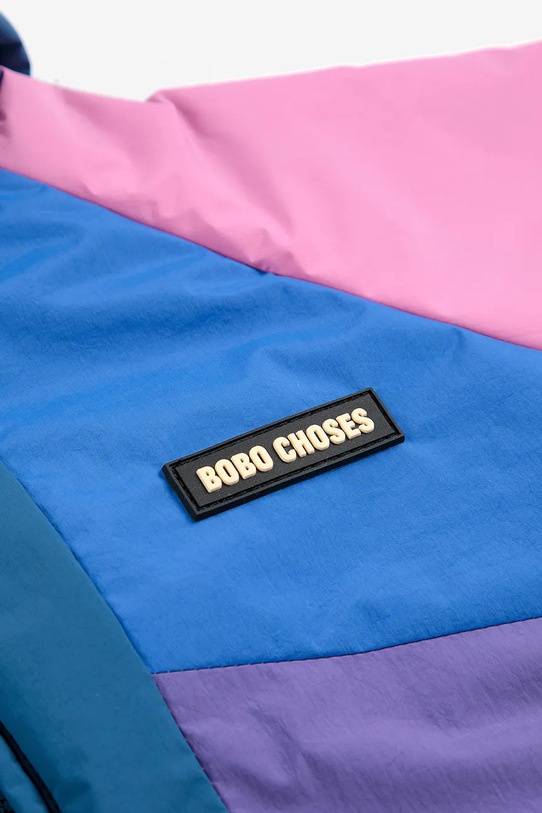 Detská obojstranná bunda Bobo Choses Lucky Clover fialová 225AB105