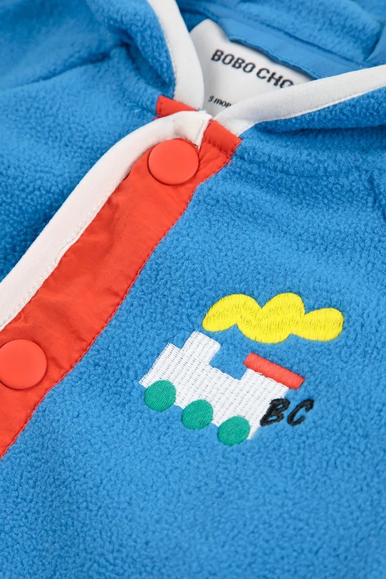 Куртка для немовлят Bobo Choses Choo Choo блакитний 225AB111
