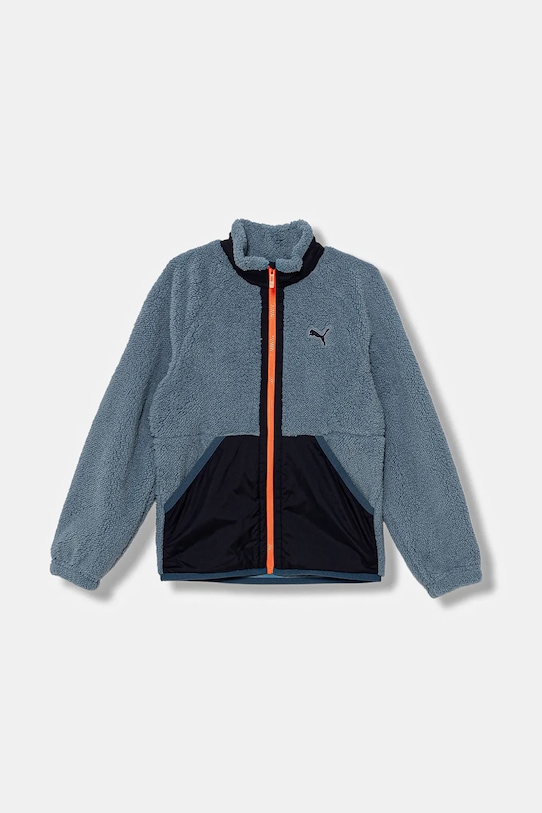 Детско яке Puma Hybrid Sherpa Jacket изкуствен косъм син 688405