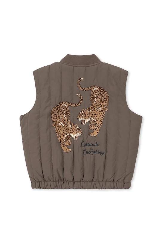 Detská vesta Konges Sløjd JUNO VEST prechodné zelená KS104076.9BYA