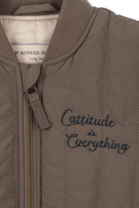 Chlapec Detská vesta Konges Sløjd JUNO VEST KS104076.9BYA zelená