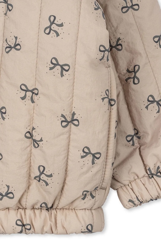 Dětská bunda Konges Sløjd JUNO PRINTED BOMBER JACKET zelená KS104078.9BYA