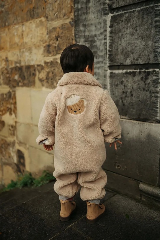 Donsje kombinezon dziecięcy Robster Jumpsuit bez kaptura beżowy 3041600