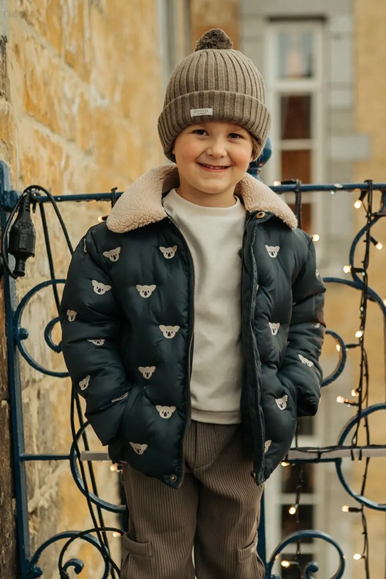 Donsje kurtka dziecięca Florus Jacket Koalas bez kaptura granatowy 4102101.98.128