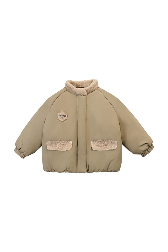 Donsje kurtka dziecięca Oscor Jacket Alpaca 4102301 zielony AW25