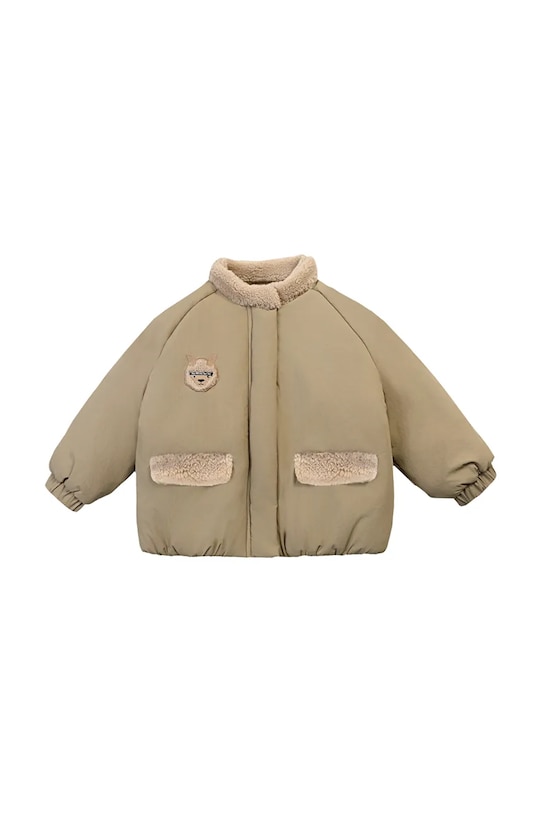 Dětská bunda Donsje Oscor Jacket Alpaca 4102301 zelená AW25