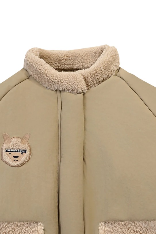 Donsje kurtka dziecięca Oscor Jacket Alpaca zielony 4102301