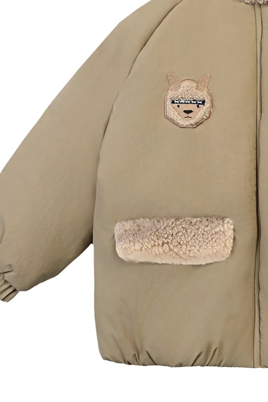 Donsje kurtka dziecięca Oscor Jacket Alpaca 4102301 zielony