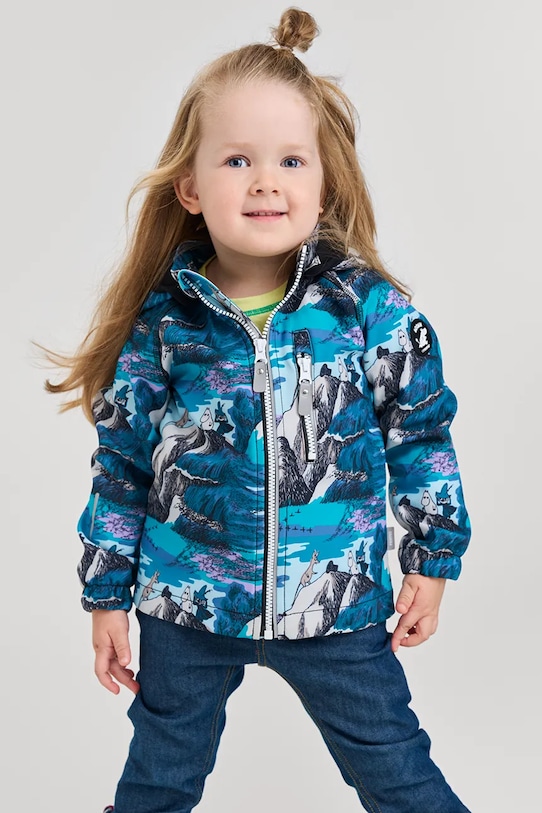 Reima geacă bebe Moomin Vantti cu captuseala albastru 5100009E.9BYA