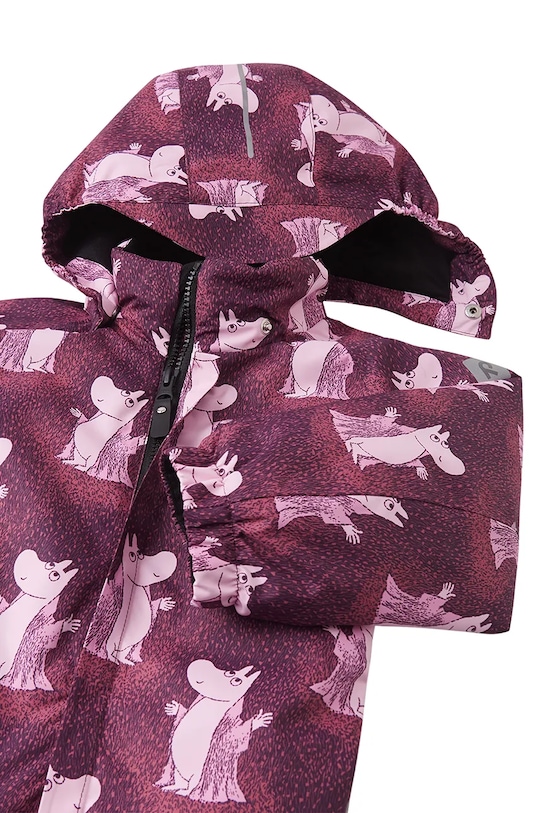 Reima kombinezon dziecięcy Moomin Lyster bordowy 5100011D.9BYA