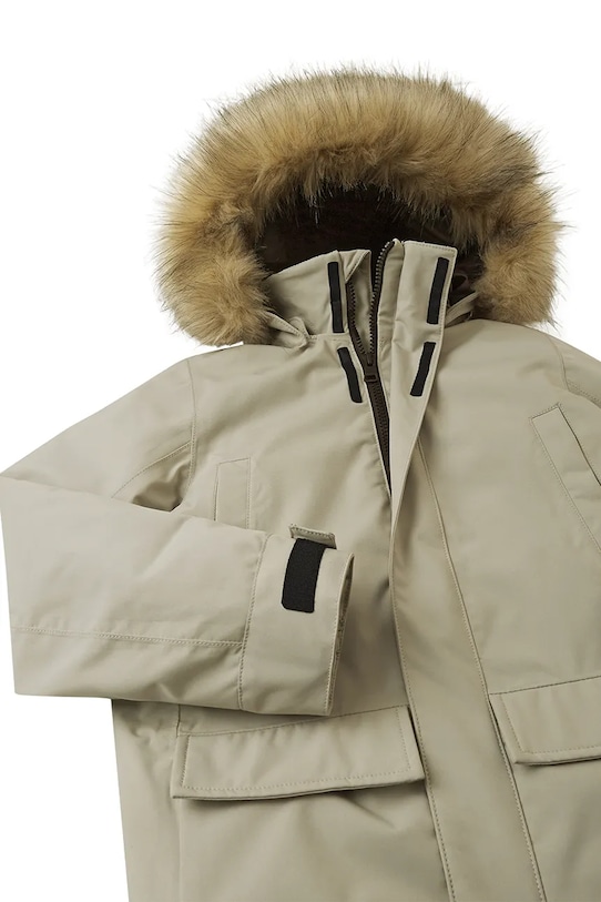 Reima kurtka puchowa dziecięca Serkkula beżowy 5100281A.9BYA