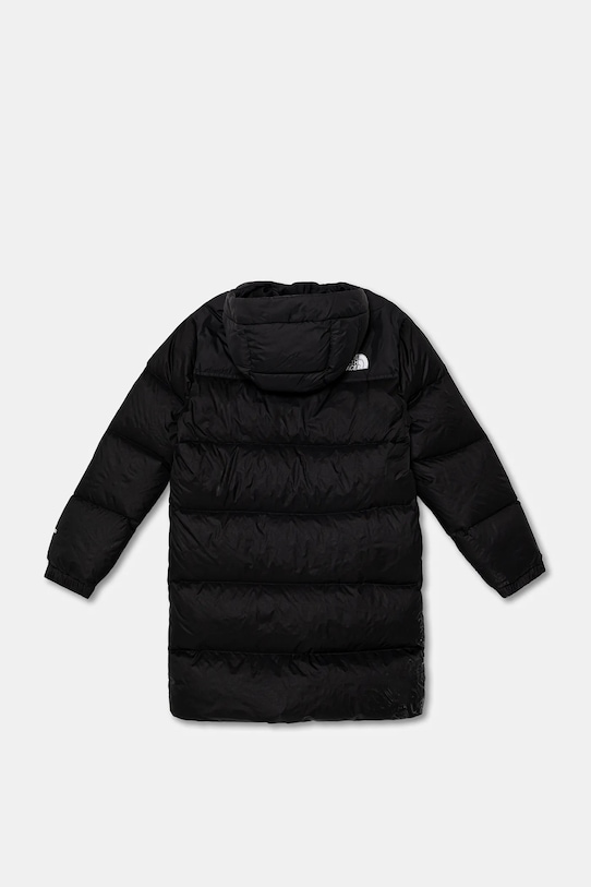 The North Face kurtka puchowa dziecięca TEEN NUPTSE LONG PARKA NF0A88UFKX71 czarny AW25