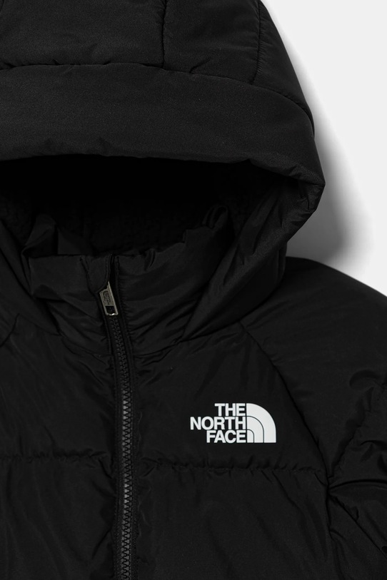 Chłopiec The North Face kurtka puchowa dziecięca TEEN NORTH DOWN FLEECE LINED SHORT PARKA NF0A88UWJK31 czarny
