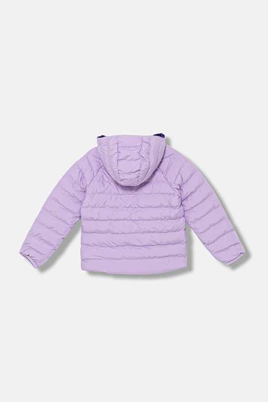 Dětská oboustranná bunda The North Face KID REVERSIBLE PERRITO HOODED JACKET fialová NF0A88VJQZI1