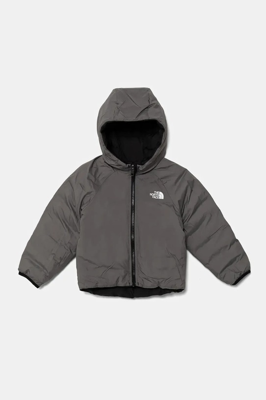 The North Face kurtka dwustronna dziecięca KID REVERSIBLE PERRITO HOODED JACKET NF0A88VJWOO1 czarny AW25