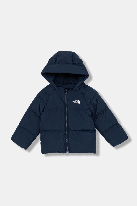 Detská páperová bunda The North Face BABY NORTH DOWN FLEECE LINED JACKET zateplené tmavomodrá NF0A88W29F41