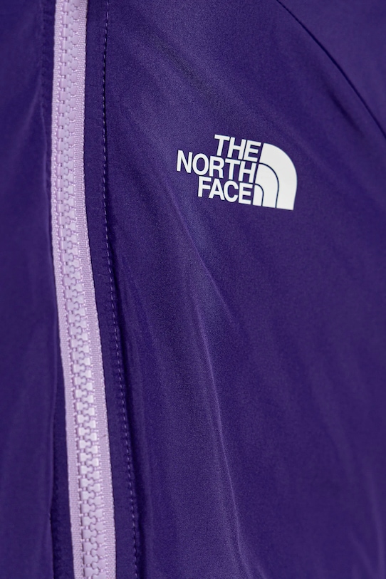 The North Face jachetă pentru copii cu două fețe BABY REVERSIBLE PERRITO HOODED JACKET NF0A88W3QZI1 violet