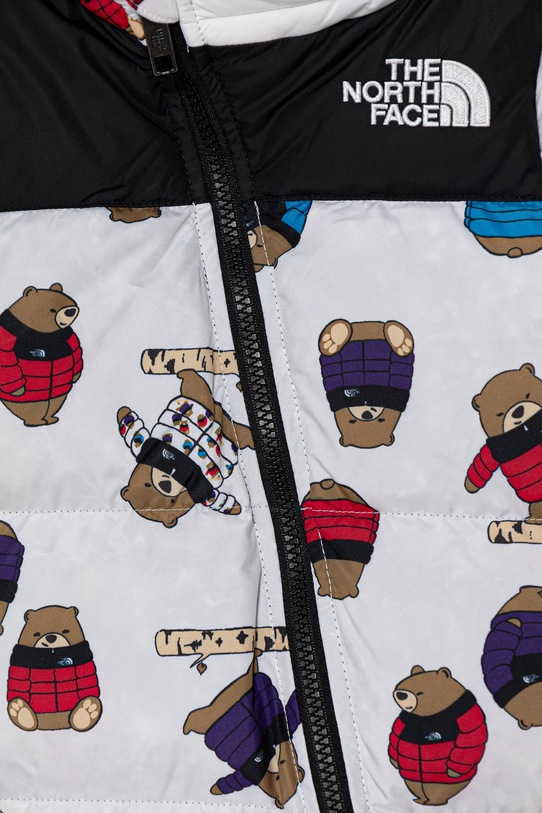 CHLAPEC Kojenecký overal The North Face BABY 1996 RETRO NUPTSE ONE PIECE -PRINT NF0A8CZR2LP1 bílá