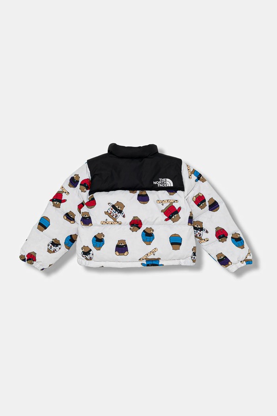 Detská páperová bunda The North Face KID 1996 RETRO NUPTSE JACKET -PRINT NF0A8E842LP1 biela AW25