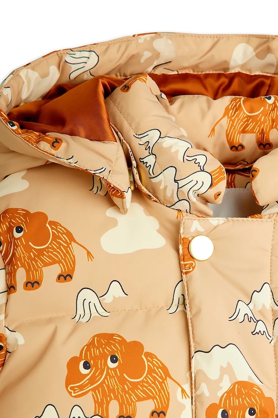 Mini Rodini kurtka dziecięca Mammoths 25710114 beżowy