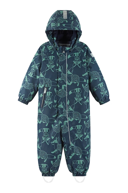 Chłopiec Reima kombinezon niemowlęcy Puhuri 5100116B.9BYA granatowy