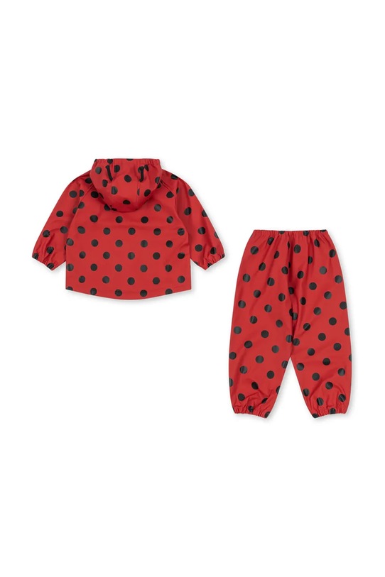 Мальчик Детский противодождевой комплект Konges Sløjd CINELLE RAIN SET KS103455.9BYA красный