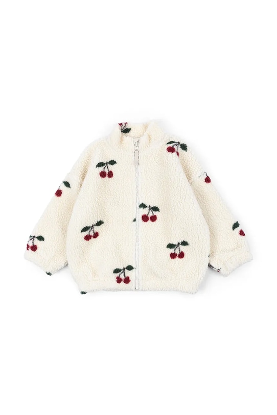 Konges Sløjd kurtka JODY TEDDY JACKET GRS bez kaptura biały KS103479.9BYA
