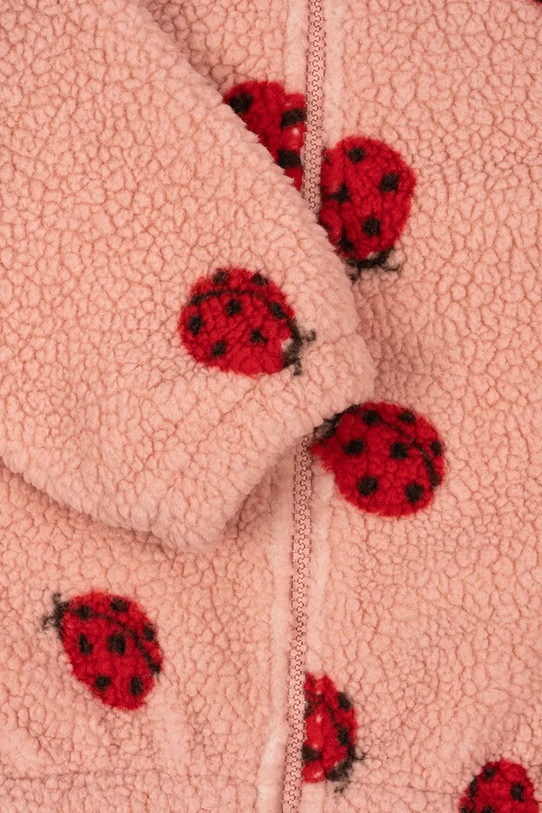 Konges Sløjd kurtka JODY TEDDY JACKET GRS różowy KS103479.9BYA